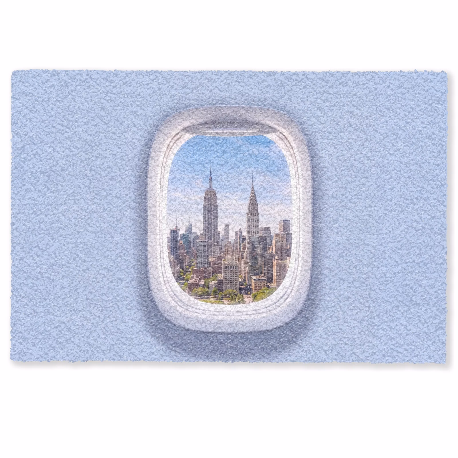 Fußmatte - Stadt – Flugzeug – Aussicht — 1