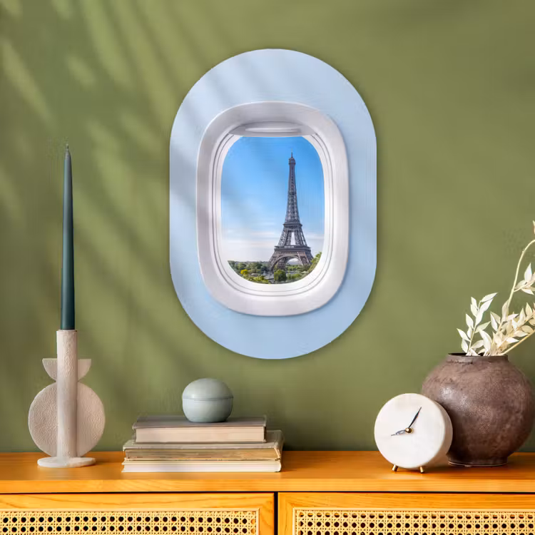 Forexbild Oval - Eiffelturm – Flugzeugfenster – Reisen — 3