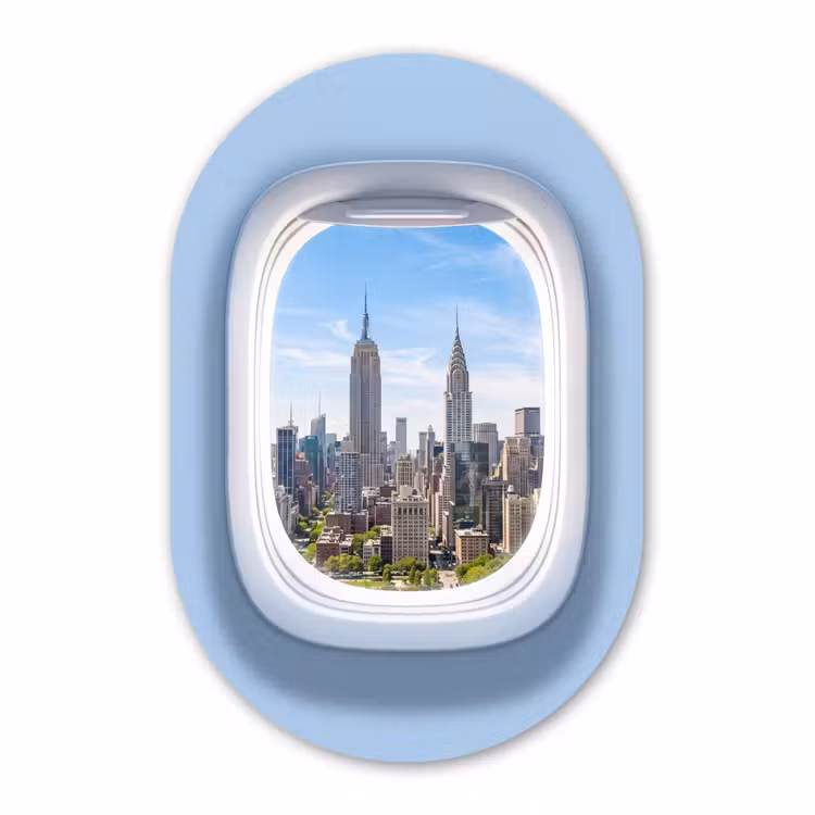 Forexbild Oval - Stadt – Flugzeug – Aussicht — 1