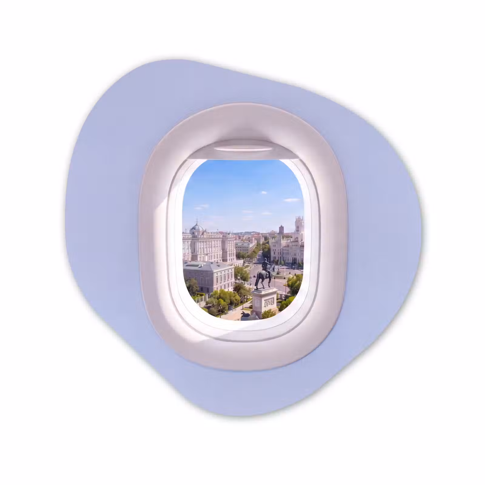 Glasbild Organische Form - Stadt – Aussicht – Reisen — 1