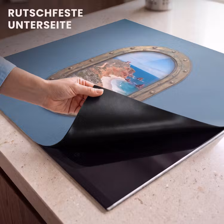Herdabdeckplatte - Patrijspoort – Küste – Meer — 9