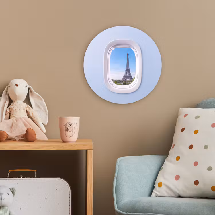 Forexbild Rund - Eiffelturm – Flugzeugfenster – Reisen — 5