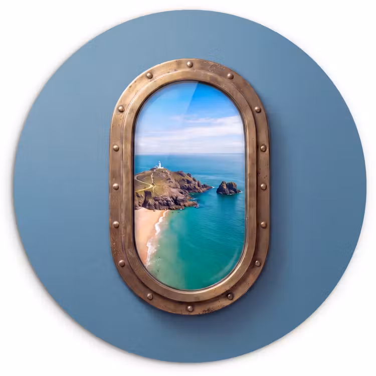 Forexbild Rund - Leuchtturm – Küste – Meer — 1