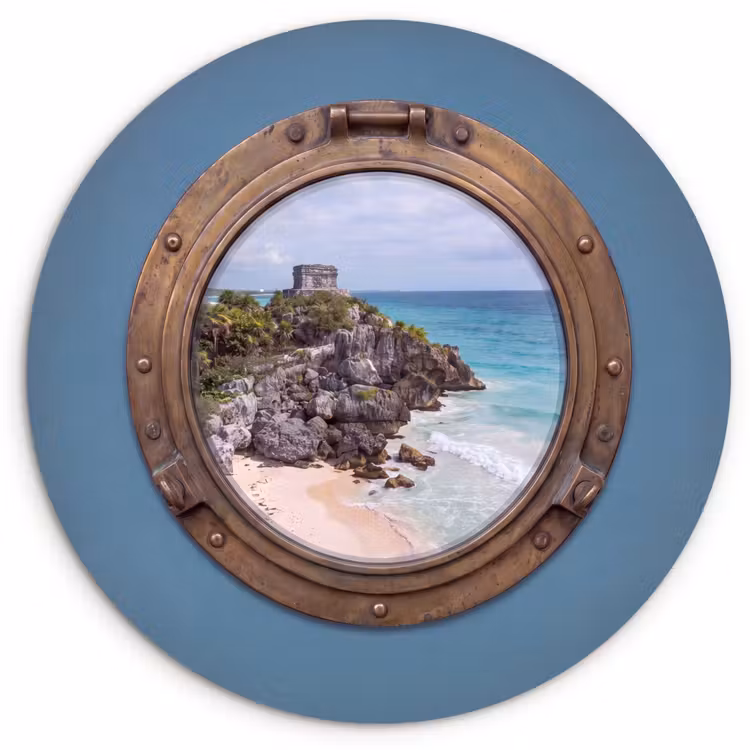 Forexbild Rund - Gebäude – Strand – Meer — 1