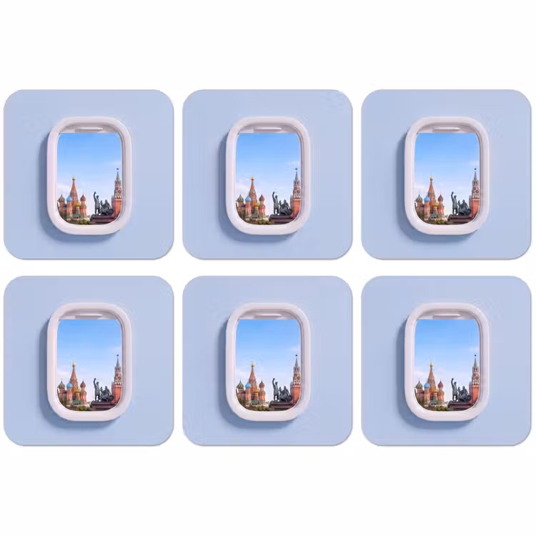 Untersetzer - Stadtansicht – Fenster – Reise — 1