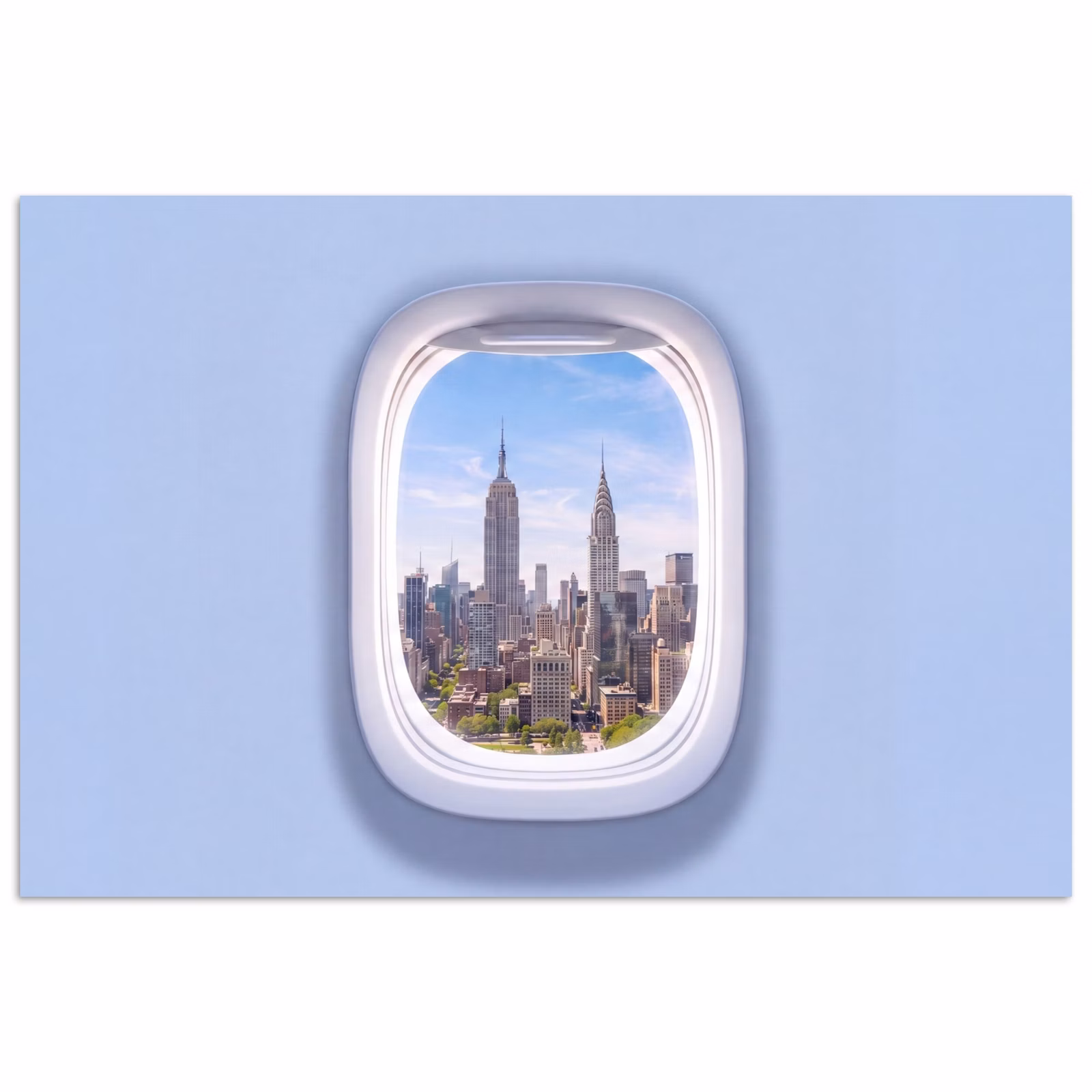 Poster - Stadt – Flugzeug – Aussicht — 1