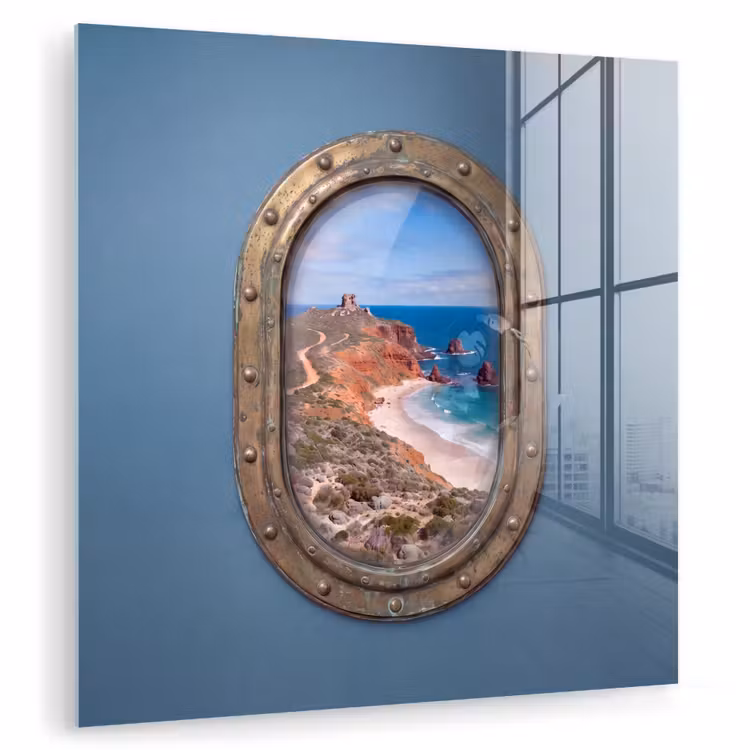Glasbild - Patrijspoort – Küste – Meer — 1