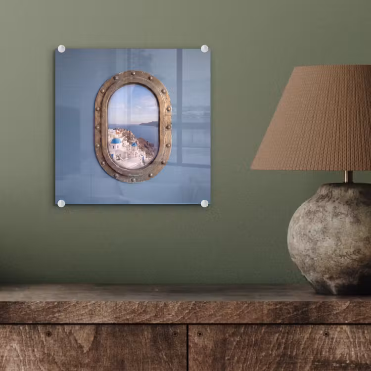 Glasbild - Patrijspoort – Meer – Dorf — 4