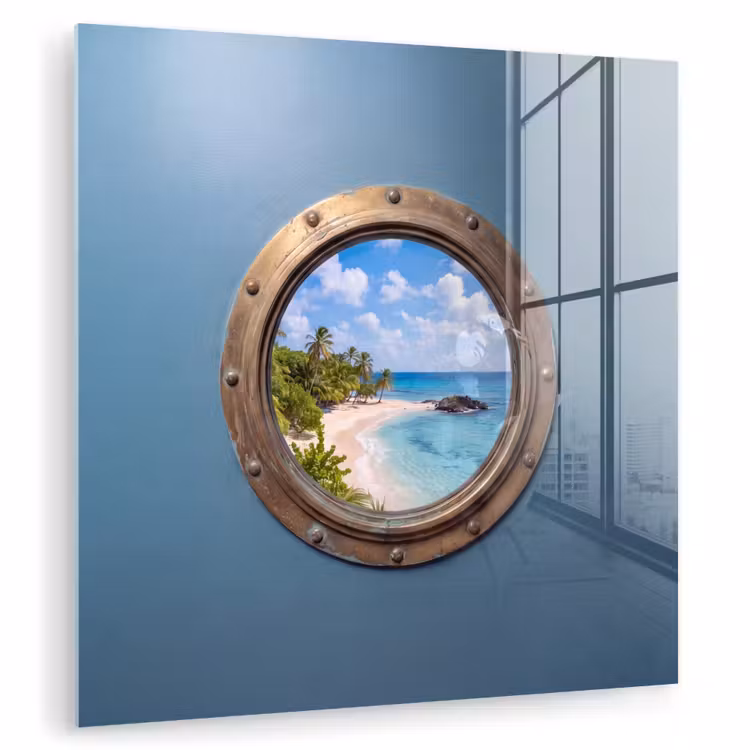 Glasbild - Patrijspoort – Strand – Meer — 1