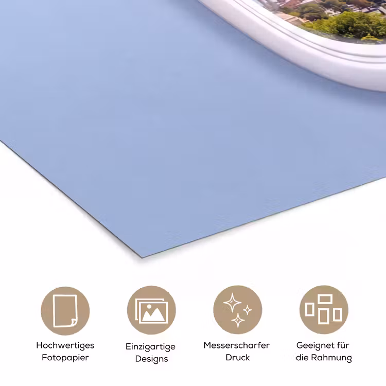 Poster - Flugzeugfenster – Stadt – Reise — 5