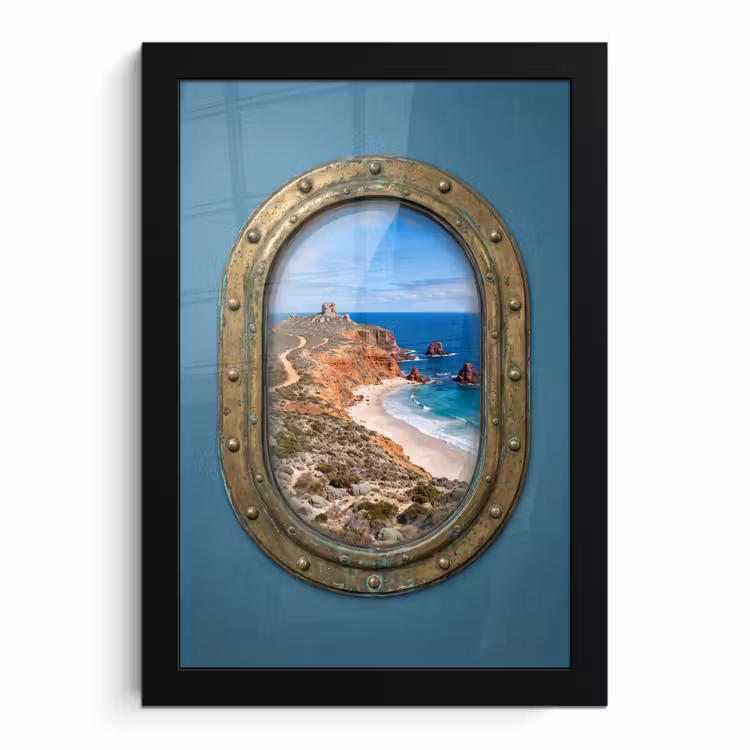 Bilder mit Rahmen - Patrijspoort – Küste – Meer — 1
