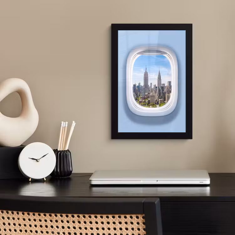 Bilder mit Rahmen - Stadt – Flugzeug – Aussicht — 2