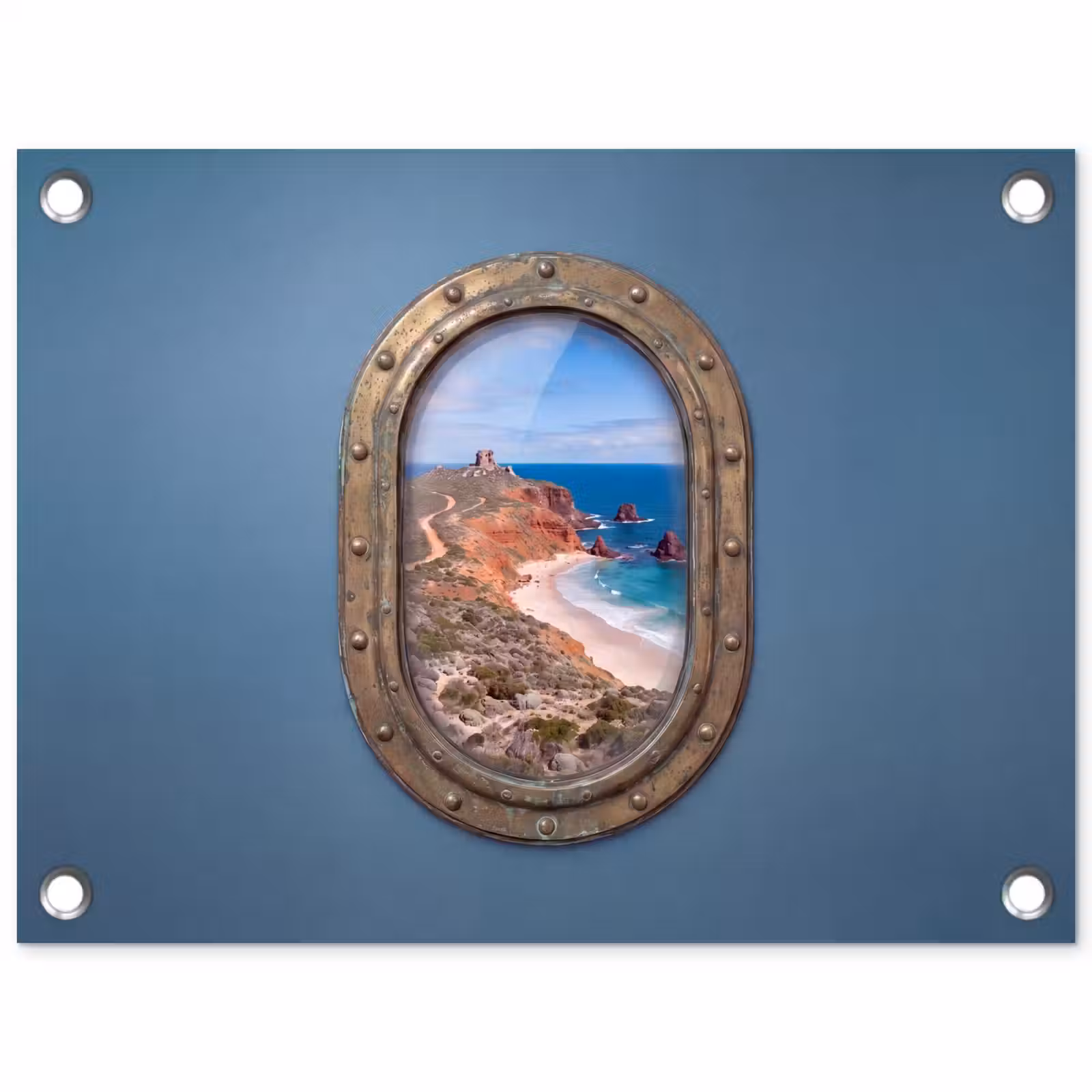 Gartenposter - Patrijspoort – Küste – Meer — 1