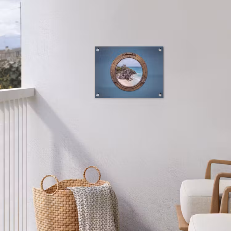 Gartenposter - Gebäude – Strand – Meer — 5