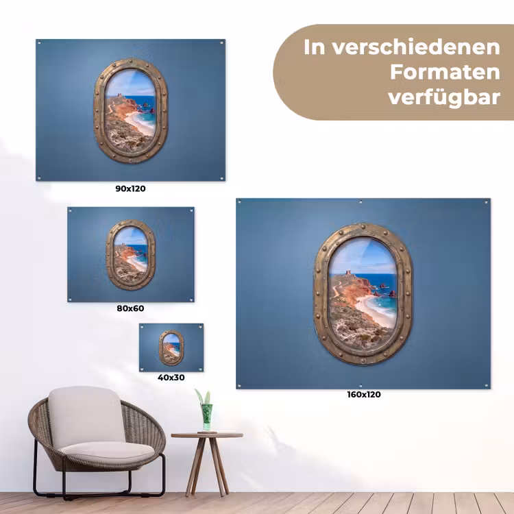 Gartenposter - Patrijspoort – Küste – Meer — 6