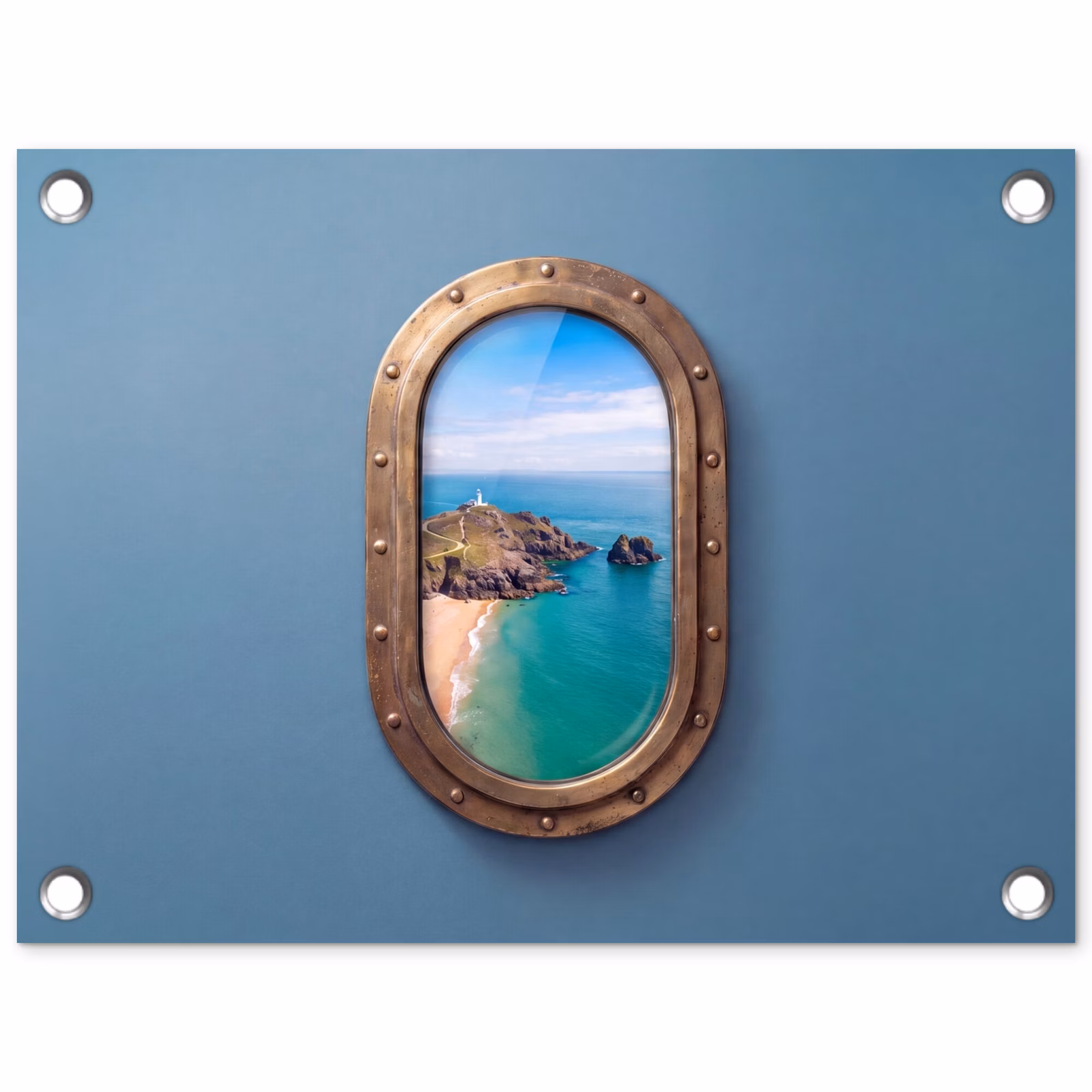 Gartenposter - Leuchtturm – Küste – Meer — 1