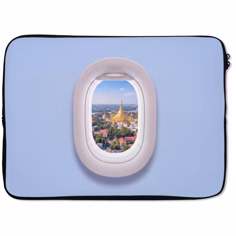 Laptop hülle - Pagode – Stadt – Aussicht — 1