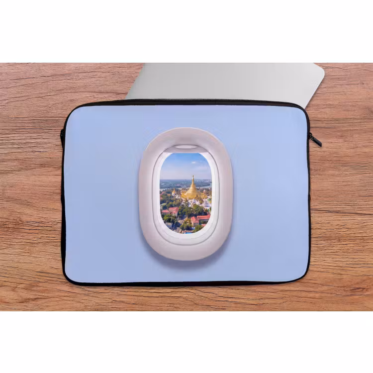 Laptop hülle - Pagode – Stadt – Aussicht — 2