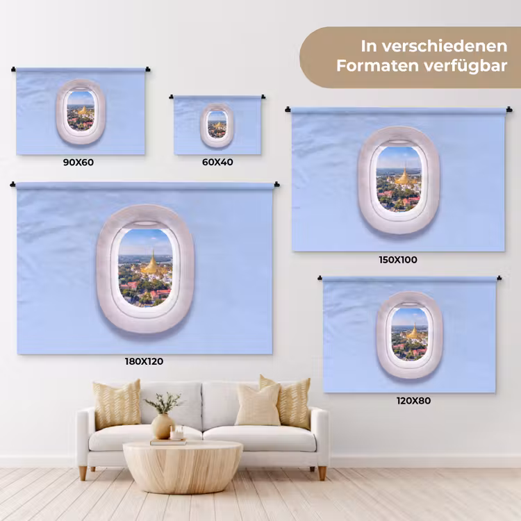 Wandteppich - Pagode – Stadt – Aussicht — 8