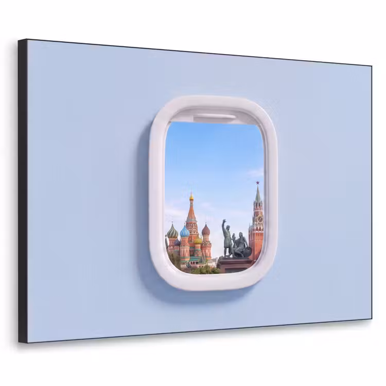 Art Frame - Stadtansicht – Fenster – Reise — 1