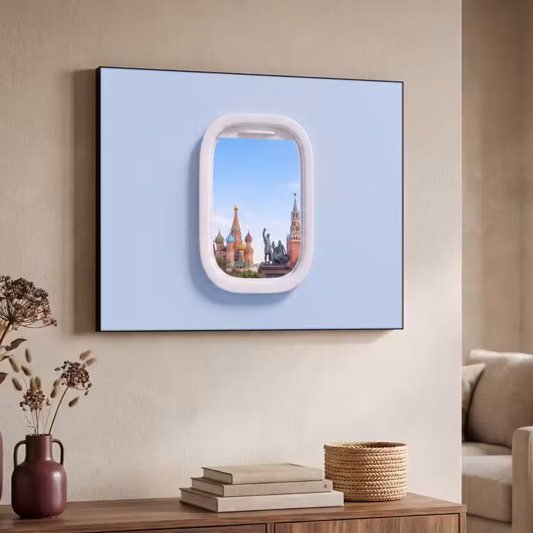 Art Frame - Stadtansicht – Fenster – Reise — 3