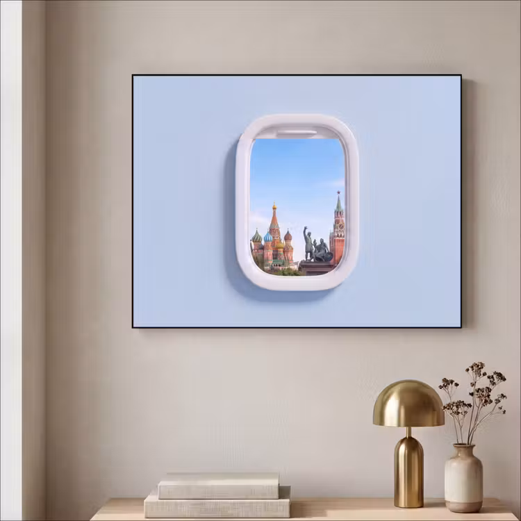 Art Frame - Stadtansicht – Fenster – Reise — 4