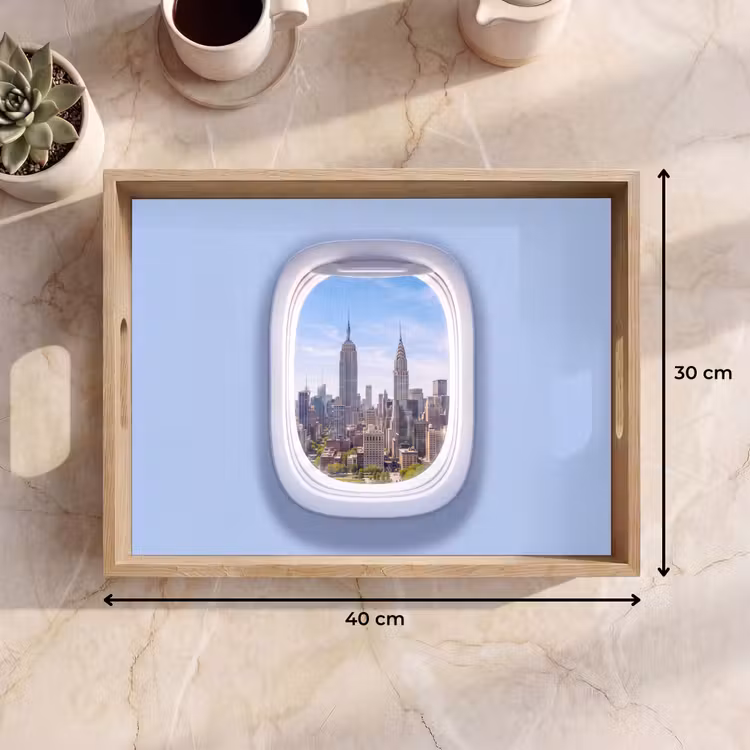 Tablett - Stadt – Flugzeug – Aussicht — 9