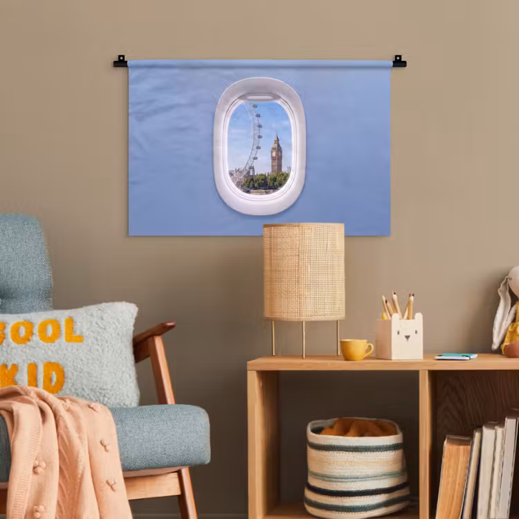 Wandteppich - Riesenrad – Turm – Stadt — 5