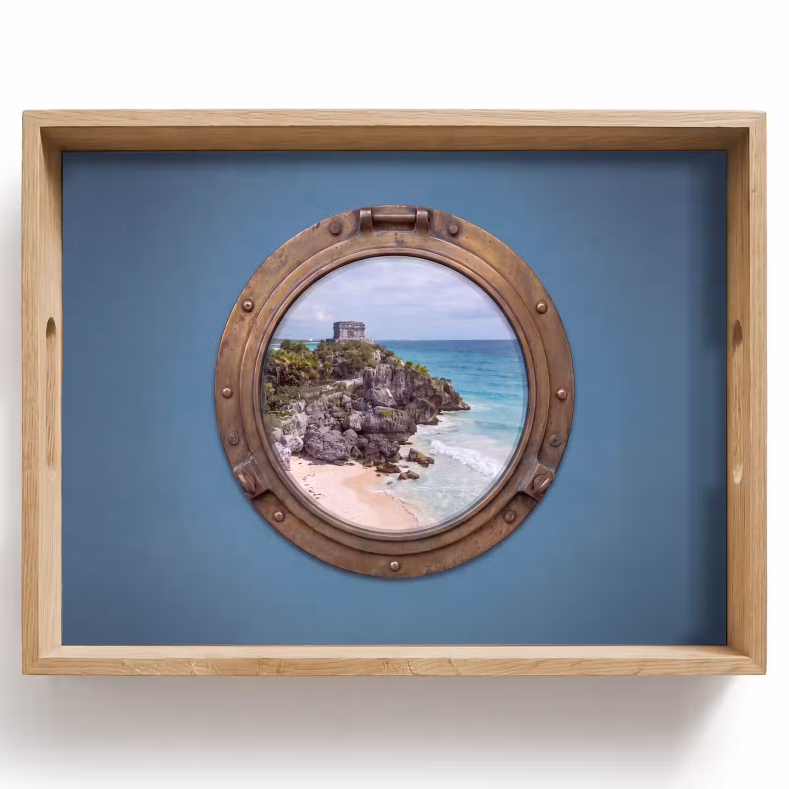 Tablett - Gebäude – Strand – Meer — 1