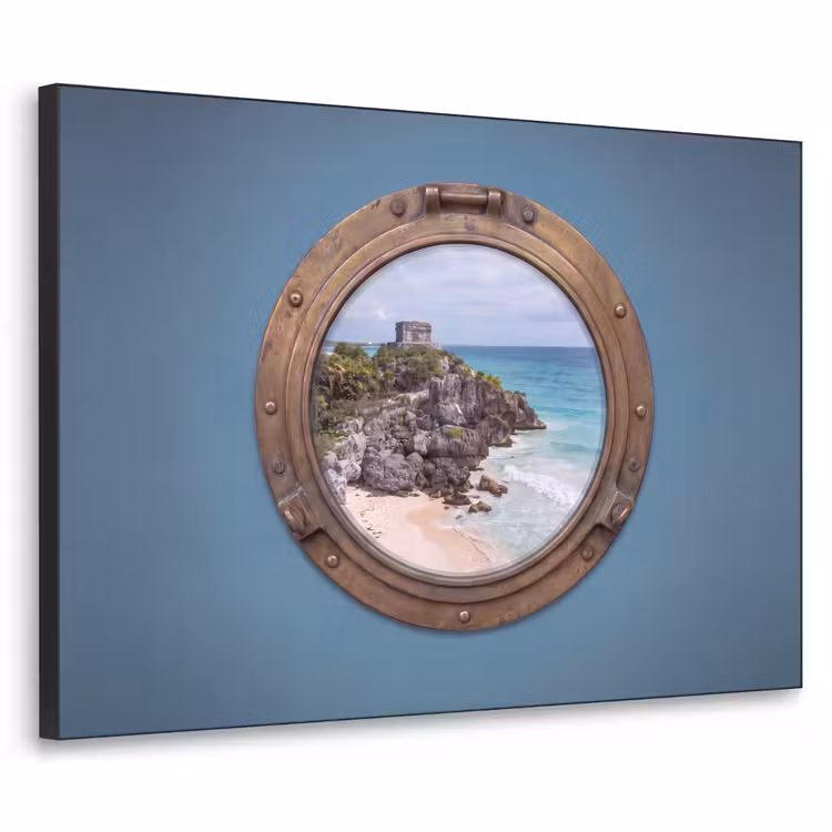 Art Frame - Gebäude – Strand – Meer — 1