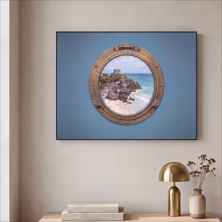 Art Frame - Gebäude – Strand – Meer — 4