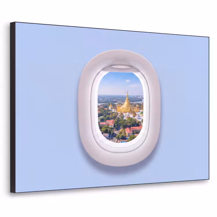 Art Frame - Pagode – Stadt – Aussicht — 1