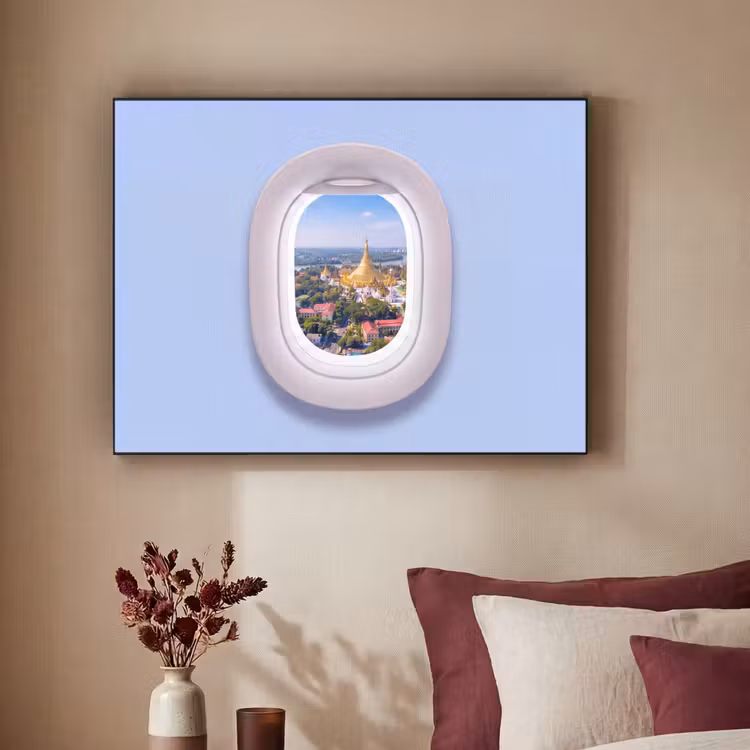Art Frame - Pagode – Stadt – Aussicht — 2