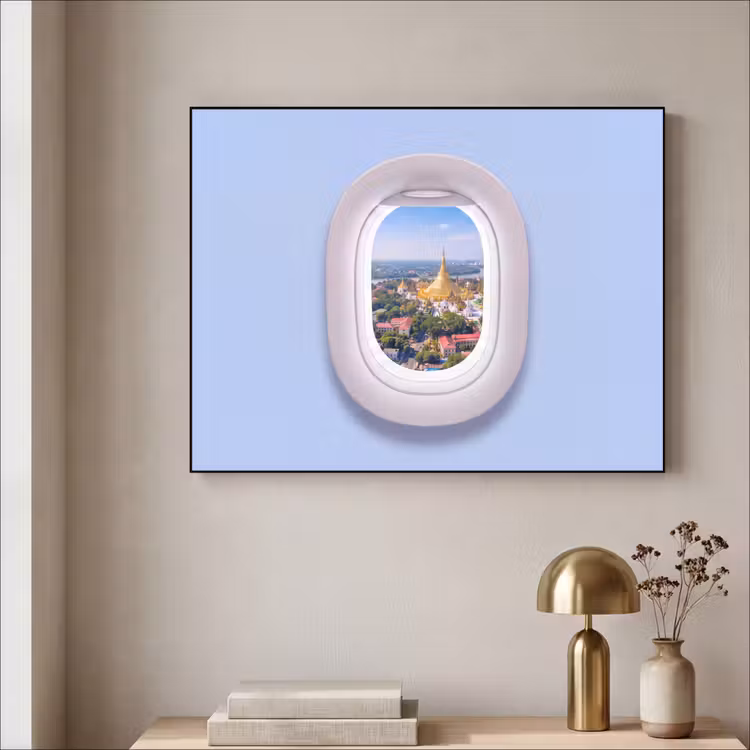 Art Frame - Pagode – Stadt – Aussicht — 4