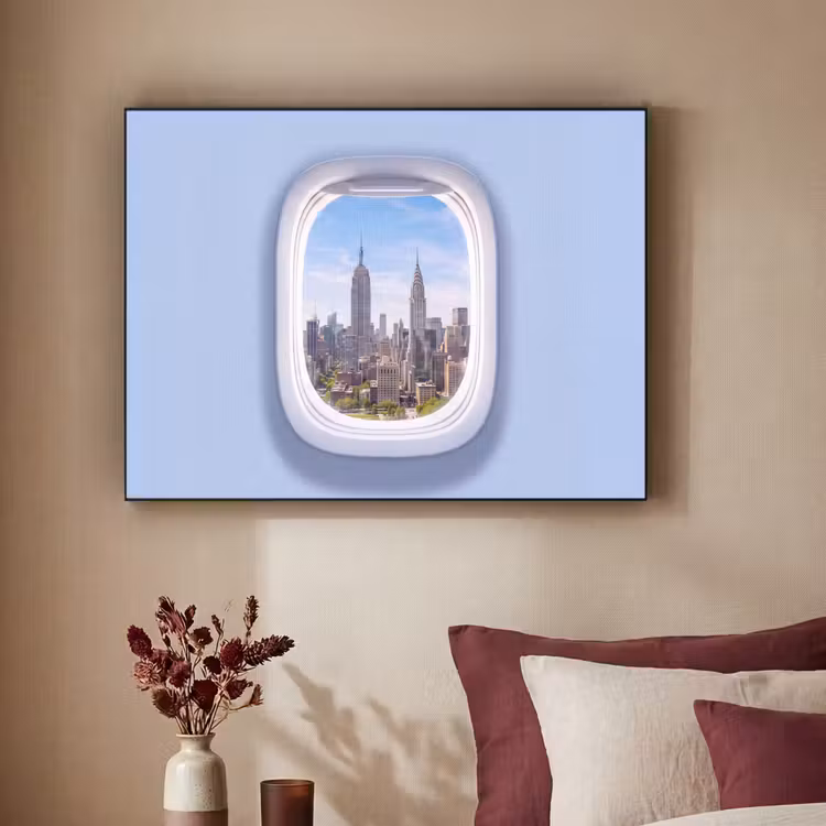 Art Frame - Stadt – Flugzeug – Aussicht — 2