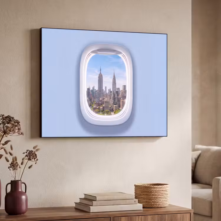 Art Frame - Stadt – Flugzeug – Aussicht — 3