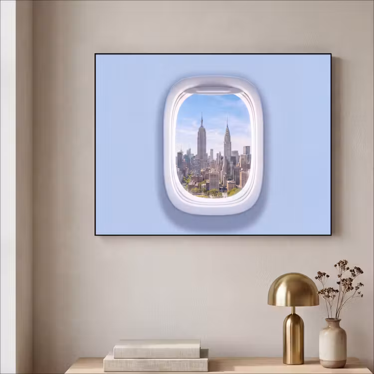 Art Frame - Stadt – Flugzeug – Aussicht — 4