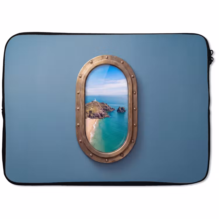 Laptop hülle - Leuchtturm – Küste – Meer — 1
