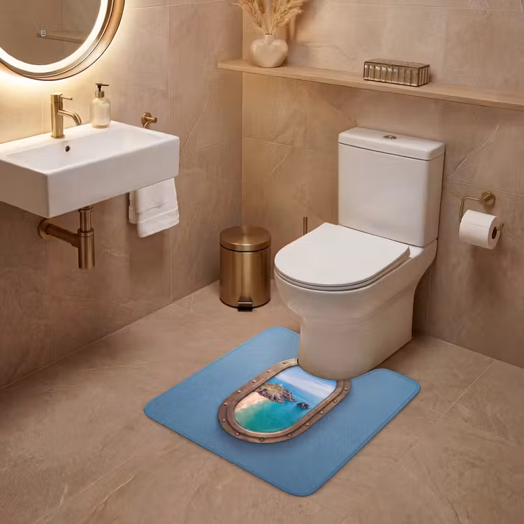 WC Vorleger - Leuchtturm – Küste – Meer — 4