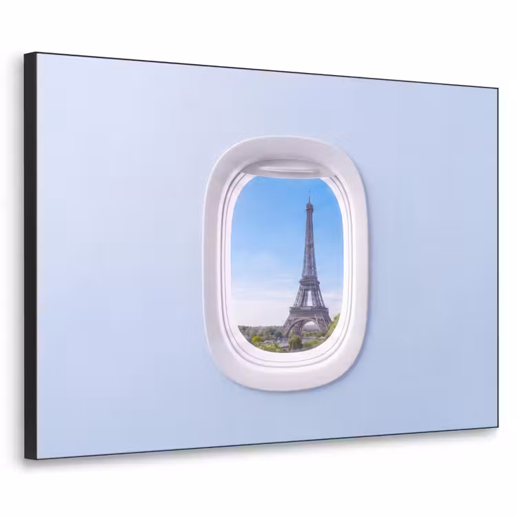 Art Frame - Eiffelturm – Flugzeugfenster – Reisen — 1