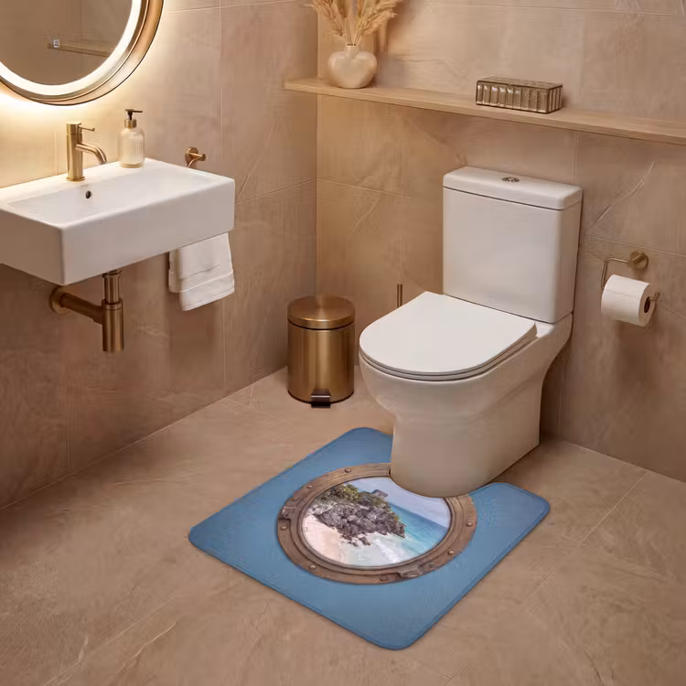WC Vorleger - Gebäude – Strand – Meer — 4
