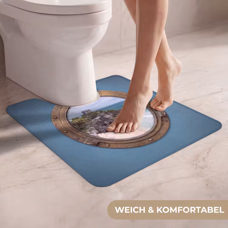 WC Vorleger - Gebäude – Strand – Meer — 5