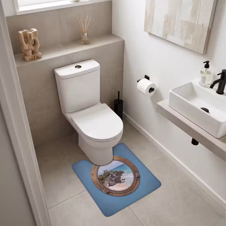 WC Vorleger - Gebäude – Strand – Meer — 6