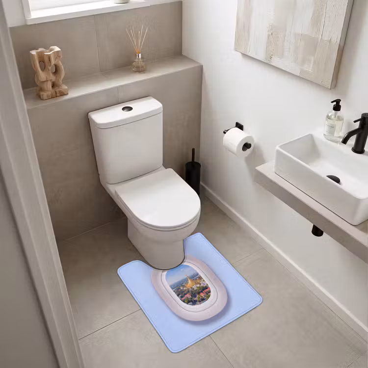 WC Vorleger - Pagode – Stadt – Aussicht — 6