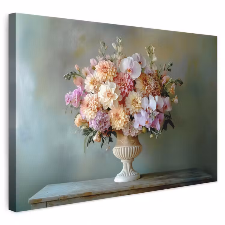 Leinwandbild - Orchidee - Strauß - Vase - Blumen — 1
