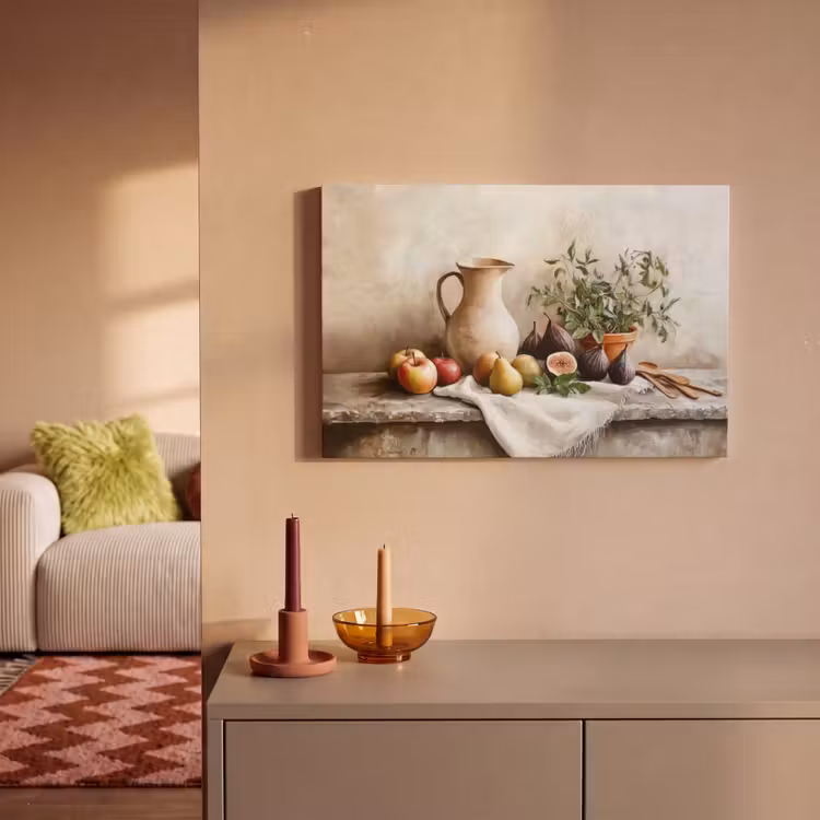 Leinwandbild - Obst - Kräuter - Ländlich — 2