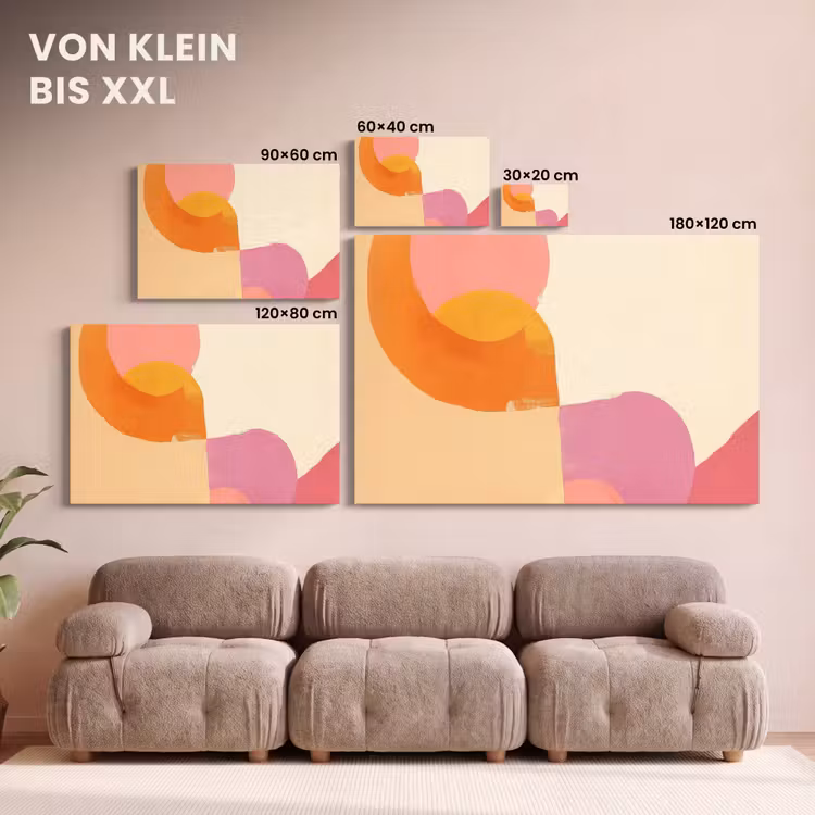 Leinwandbild - Formen - Abstrakt - Farbenfroh — 6