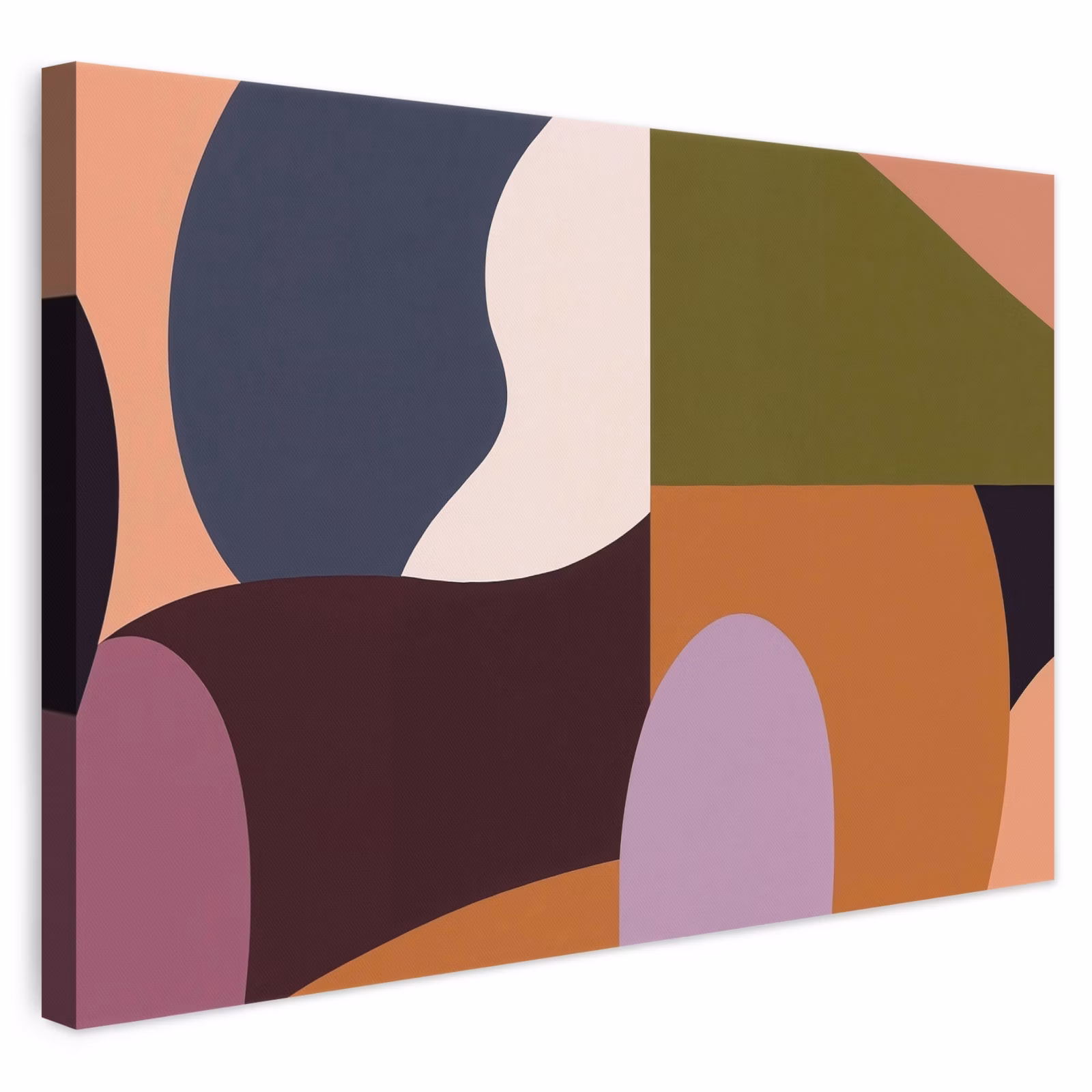 Leinwandbild - Formen - Abstrakt - Farben - Quadratisch — 1