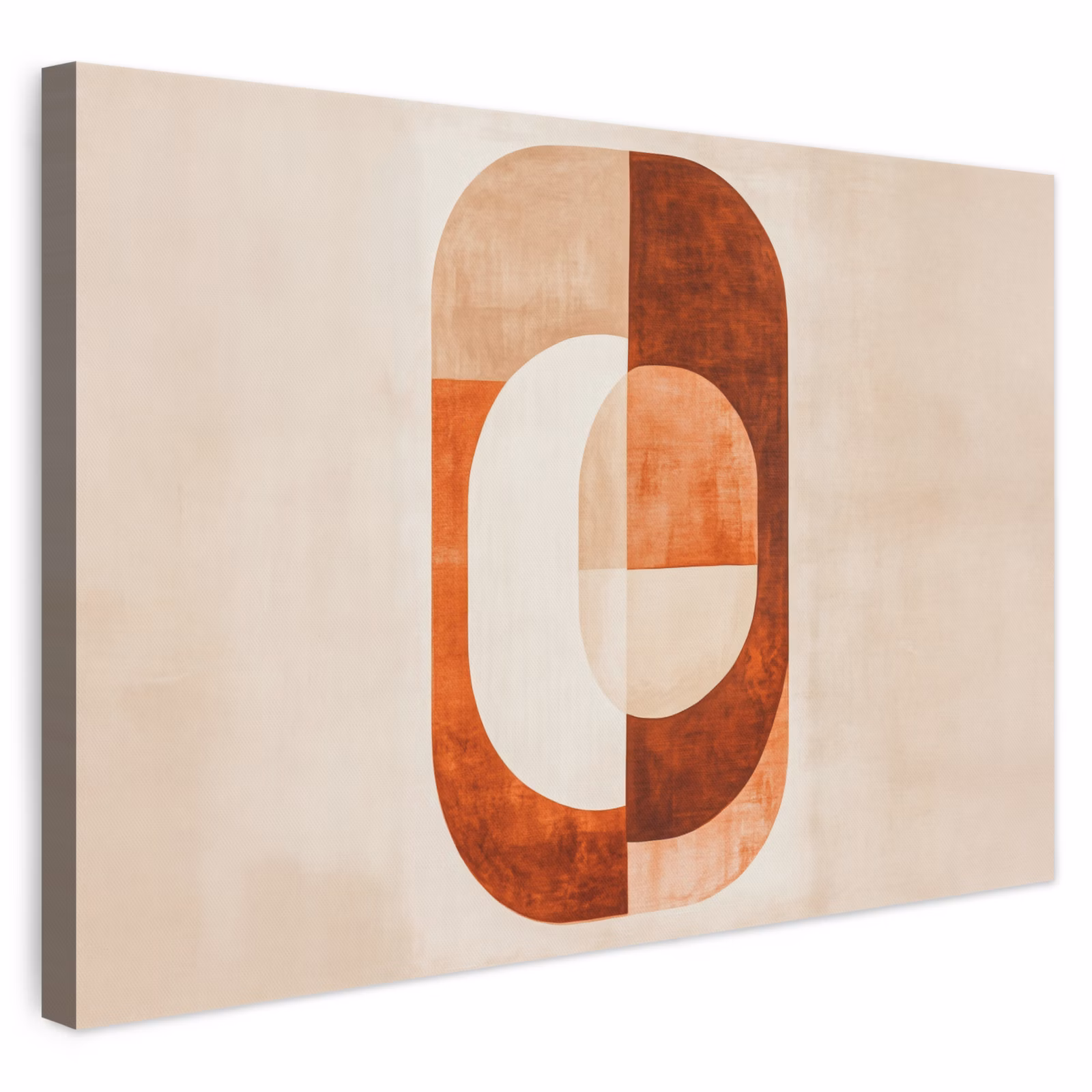 Leinwandbild - Illustration - Abstrakt - Formen - Rot — 1