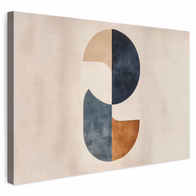 Leinwandbild - Kreise - Abstrakt - Farbenfroh — 1